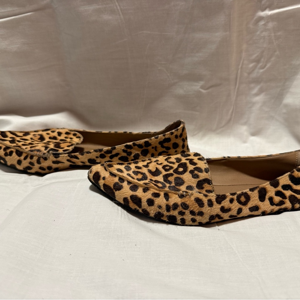 Steve Madden Leopard Print Pointed Flats women’s size 10m - Picture 2 of 5